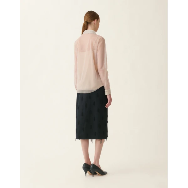 Tulle Shirt in Cachà - Image 5