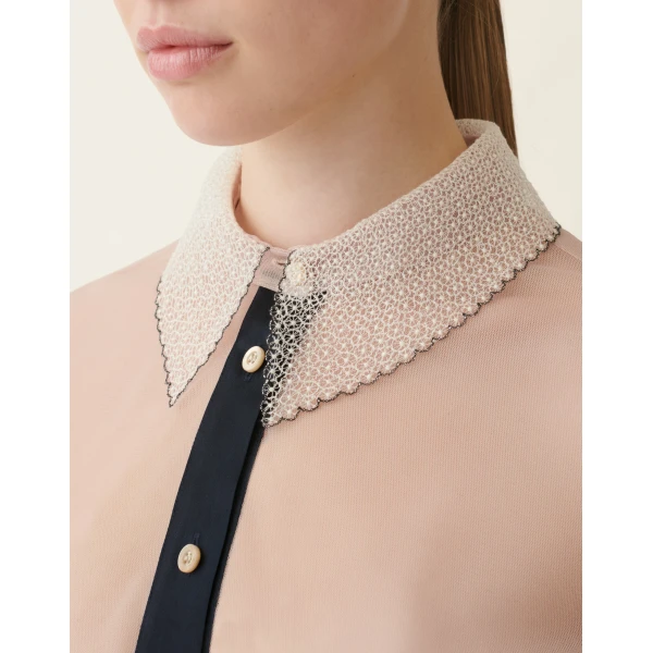 Tulle Shirt in Cachà - Image 6