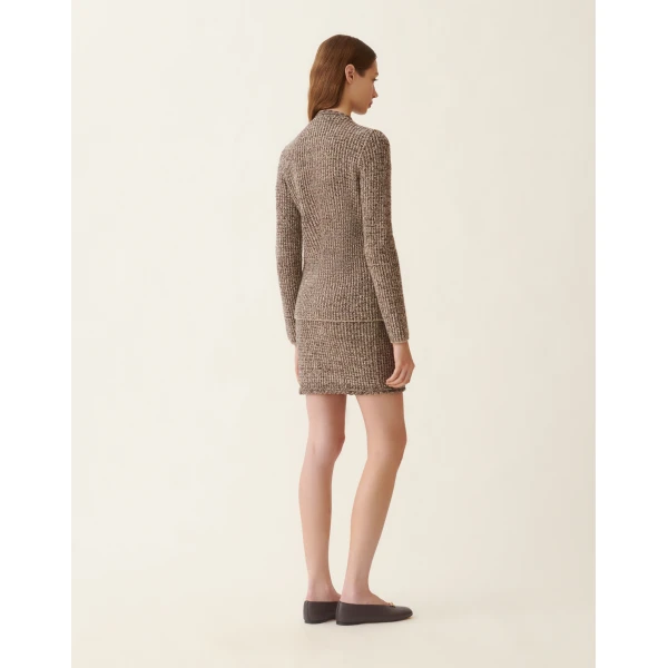 Tweed Jacket in Ebony