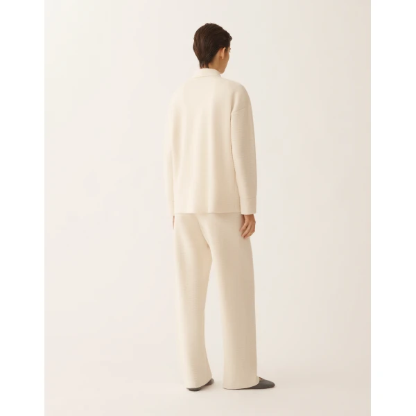 Wool and Cotton Shirt in Butter