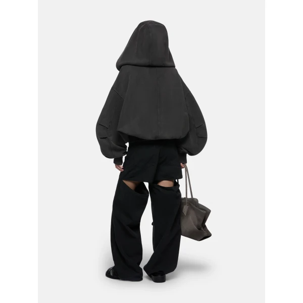 Attico faded black knitwear
