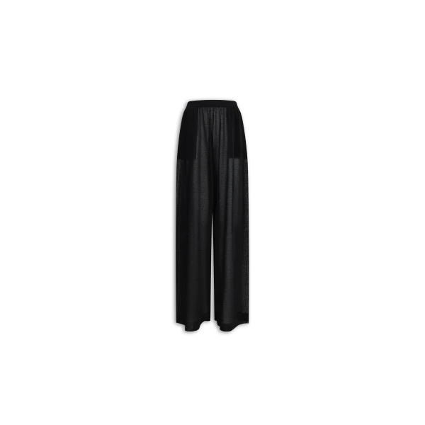 Alaïa Fluid Silk Linen Pants - ALAÏA Pants - Laser Cut Luxury - Shop at Luxury Shoes 