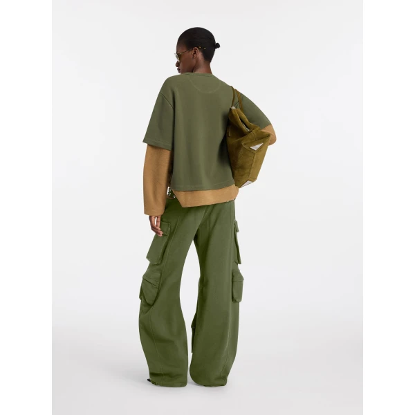 Attico forest green knitwear