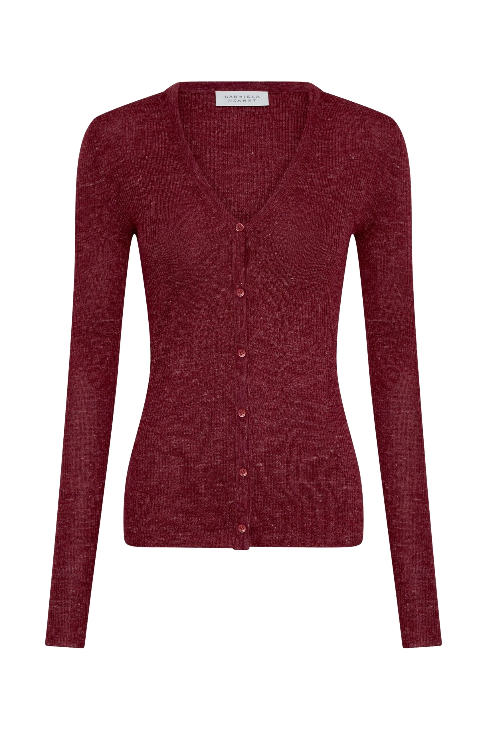 Gabriela-Hearst-Aiste-Knit-Cardigan-in-Bordeaux-Cashmere-Silk-with-Hemp-scaled14159_nobg Gabriela Hearst