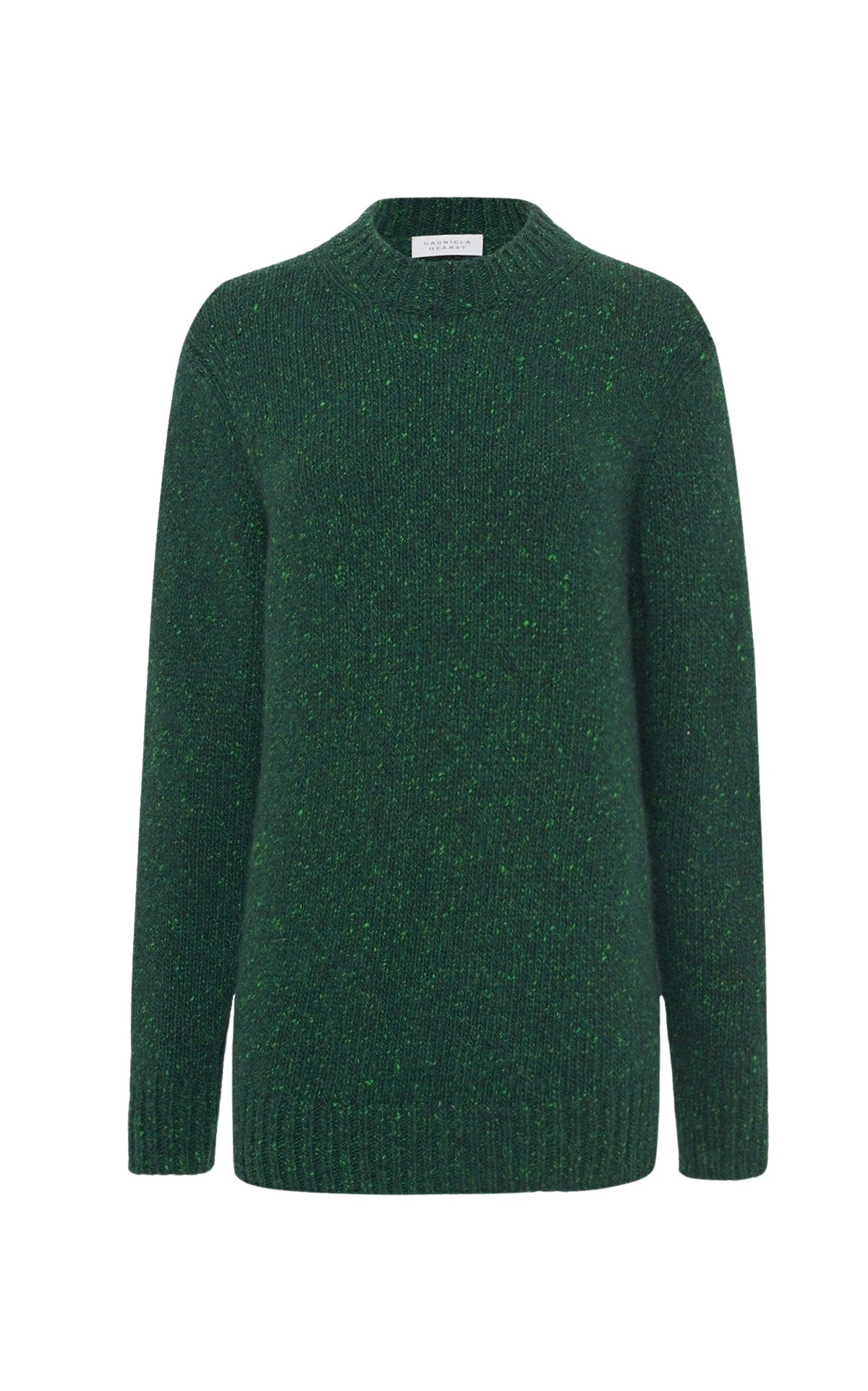 Gabriela-Hearst-Alfie-Knit-Sweater-in-English-Green-Speckled-Aran-Cashmere84891_nobg Gabriela Hearst