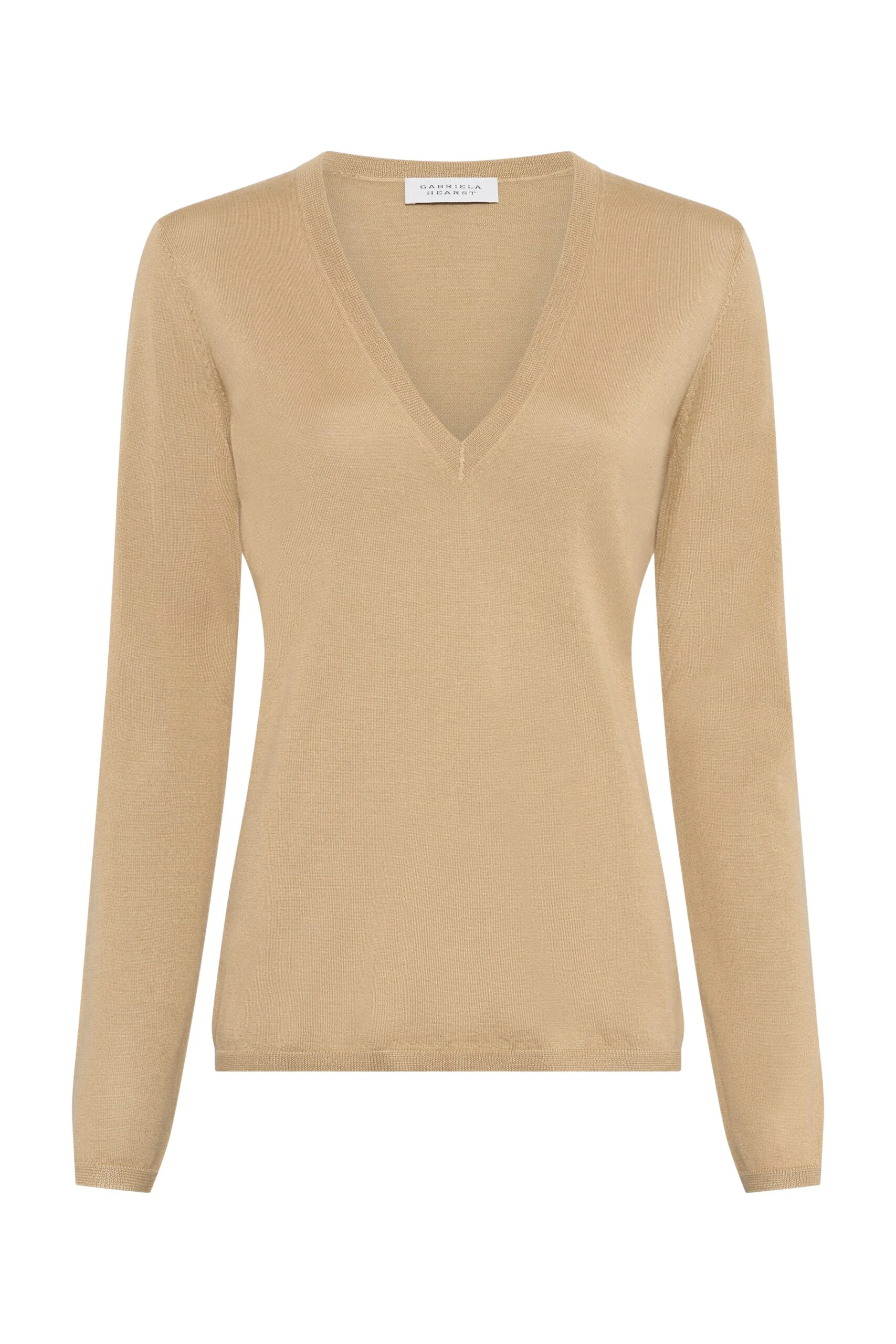Gabriela-Hearst-Clementia-Knit-V-Neck-Sweater-in-Hay-Cashmere-Silk-scaled47988_nobg Gabriela Hearst