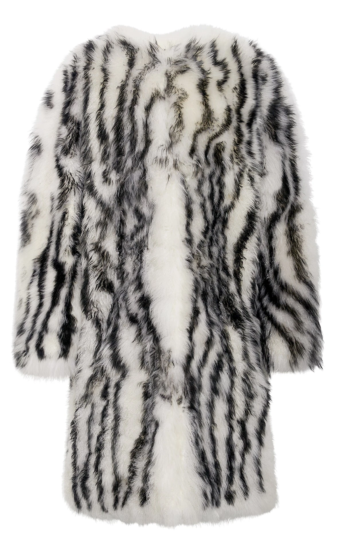 Gabriela Hearst Ebel Coat in Ivory & Black Cashmere Shearling Gabriela Hearst