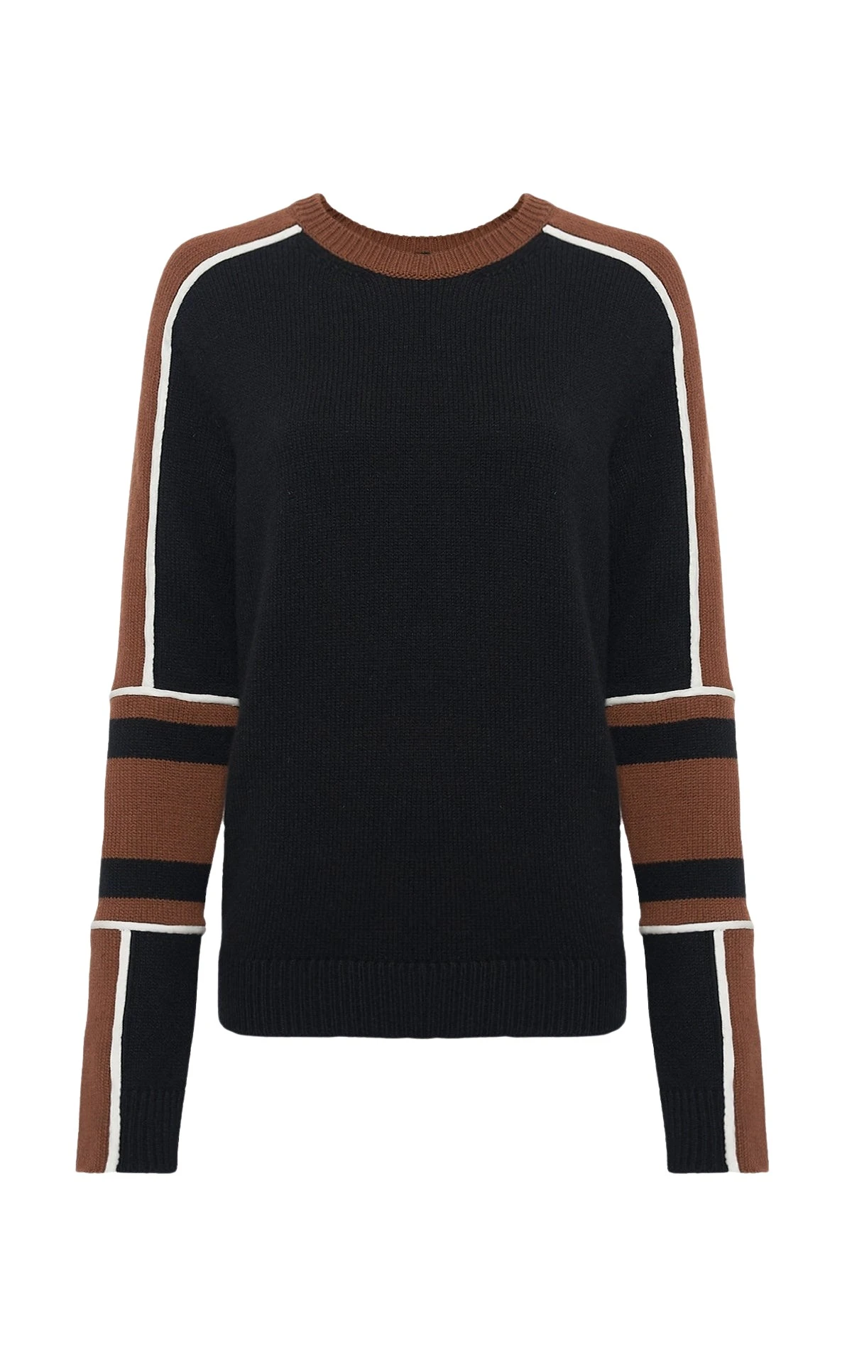 Gabriela-Hearst-Finnian-Knit-Moto-Sweater-in-Cognac-Black-Cashmere38409_nobg Gabriela Hearst