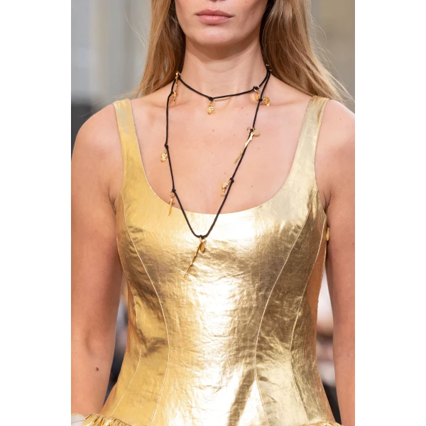Gold dress