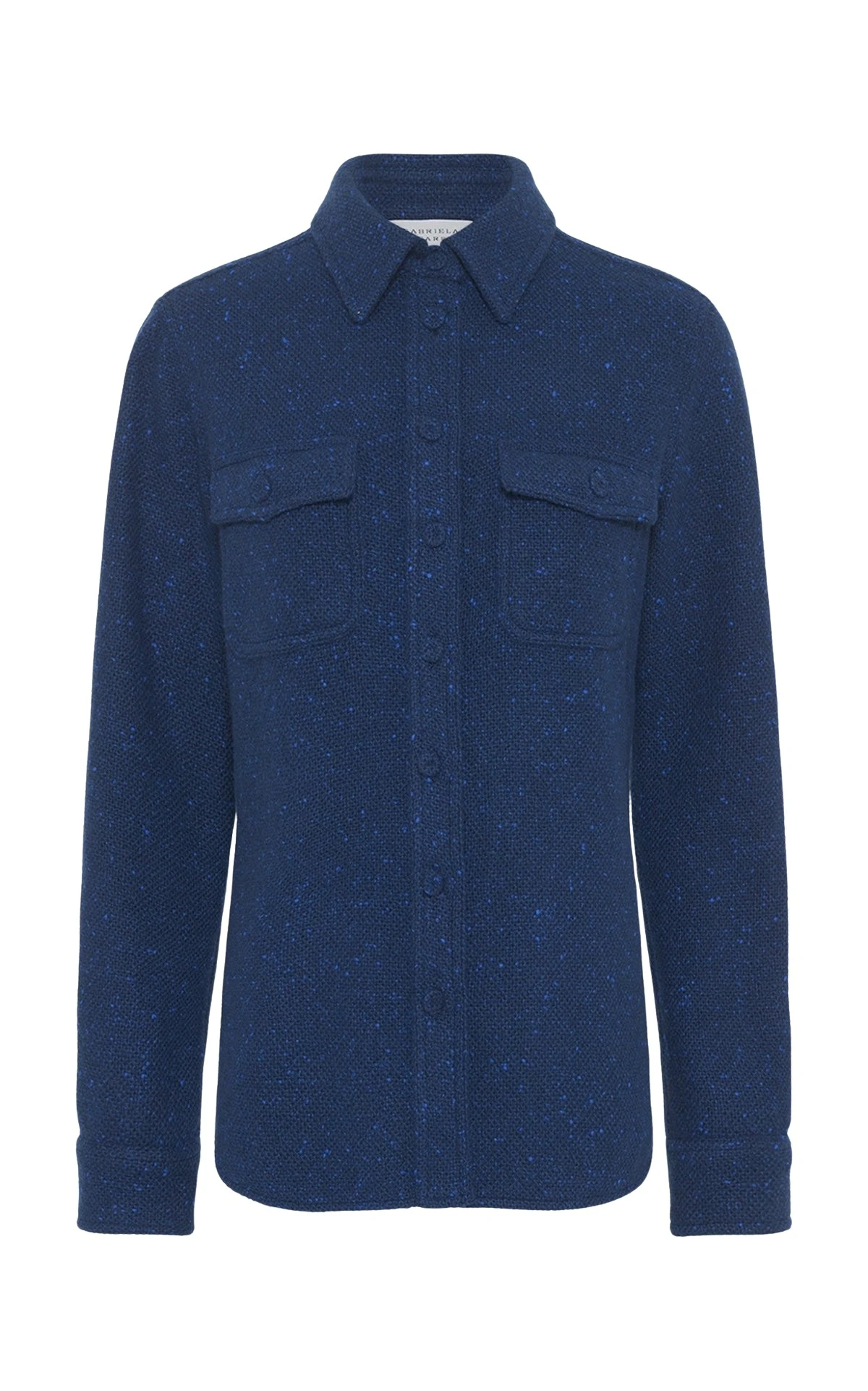 Gabriela-Hearst-John-Austin-Shirt-in-Electric-Navy-Speckled-Cashmere70146_nobg Gabriela Hearst