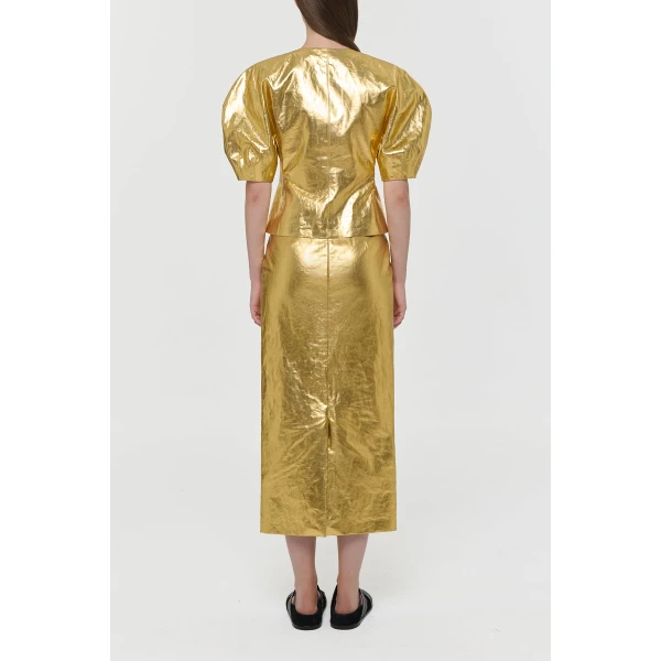 Gold skirt