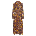 Gabriela Hearst Nuria Patchwork Stars Trench Coat In Multi Nappa Leather Gabriela Hearst