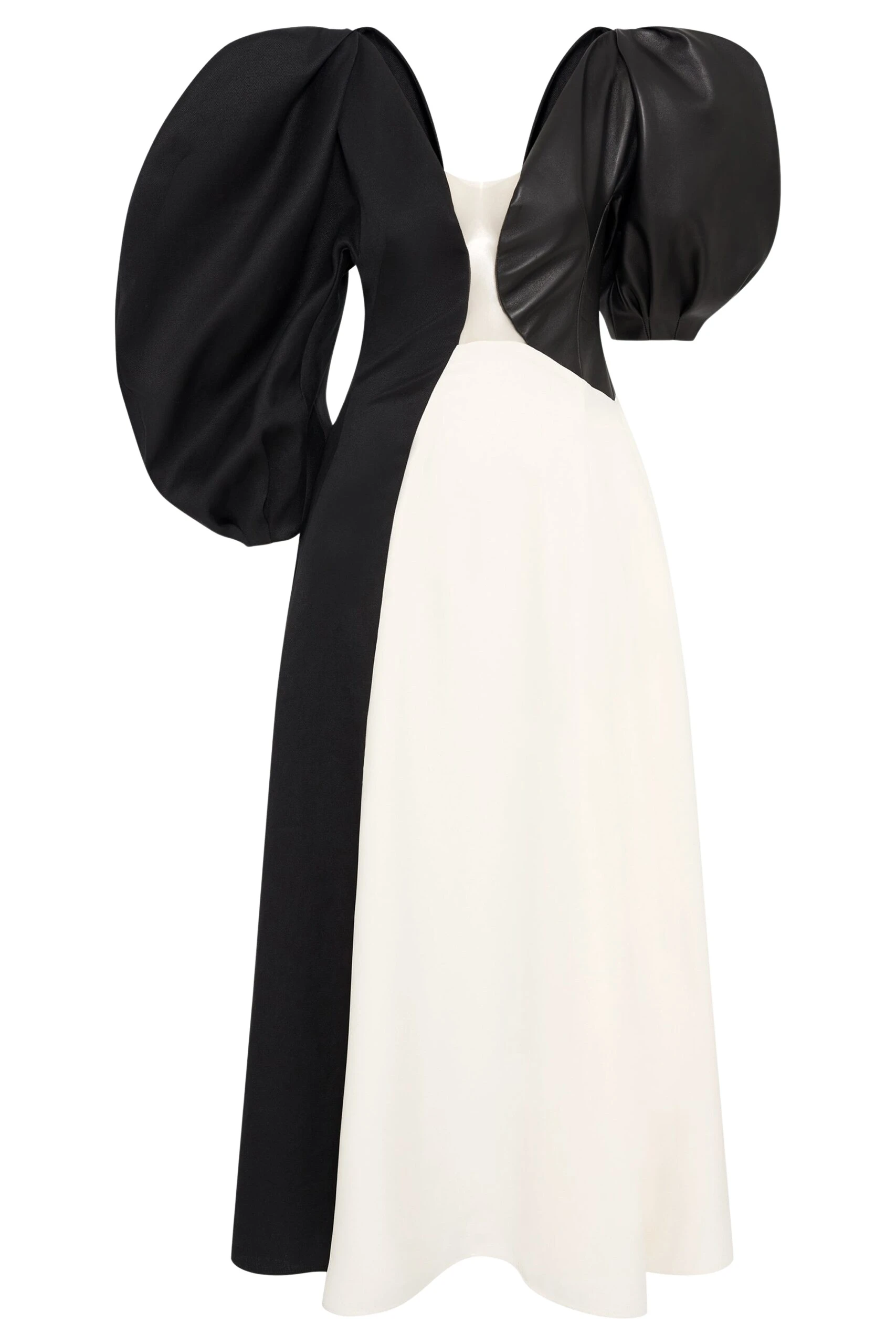 Gabriela-Hearst-Sephir-Puff-Sleeve-Maxi-Dress-in-Ivory-Silk-Wool-Cady-Black-Linen-Slub-Leather-scaled90371_nobg Gabriela Hearst