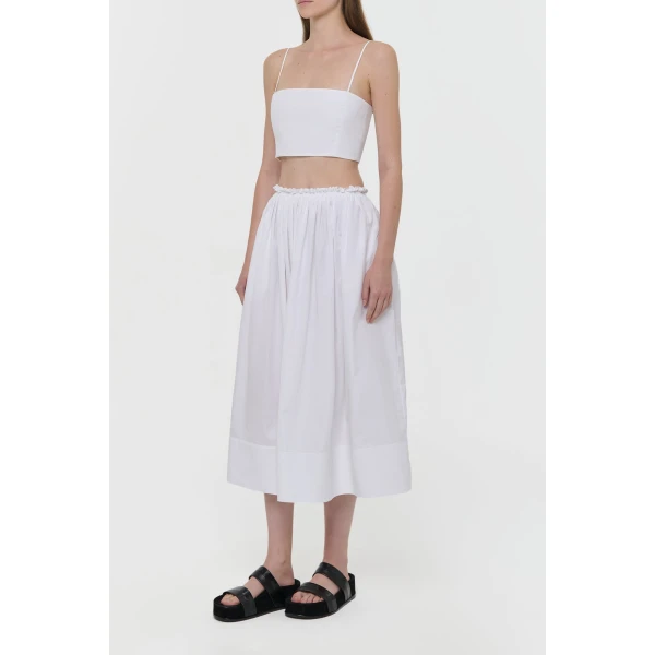 White skirt