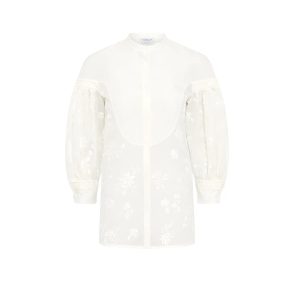 sustainable luxury blouse