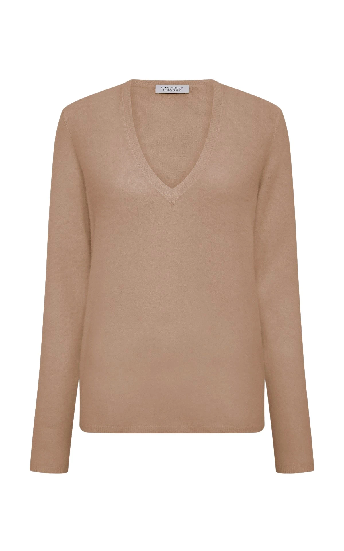 Gabriela-Hearst-Vesper-Knit-V-Neck-Sweater-in-Camel-Brushed-Cashmere24935_nobg Gabriela Hearst