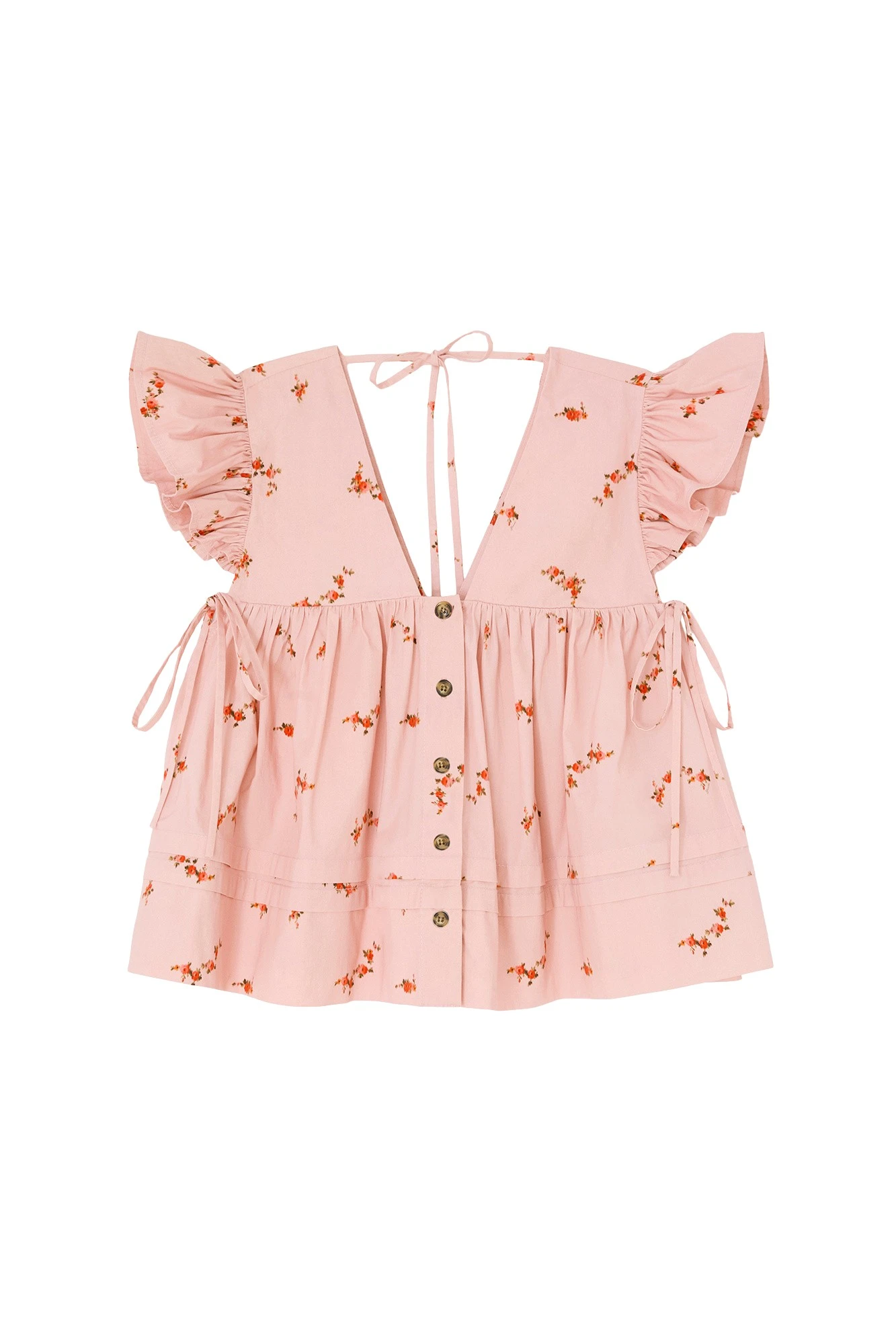Ganni-Blouse-in-Pink-Cotton-178287_nobg Ganni