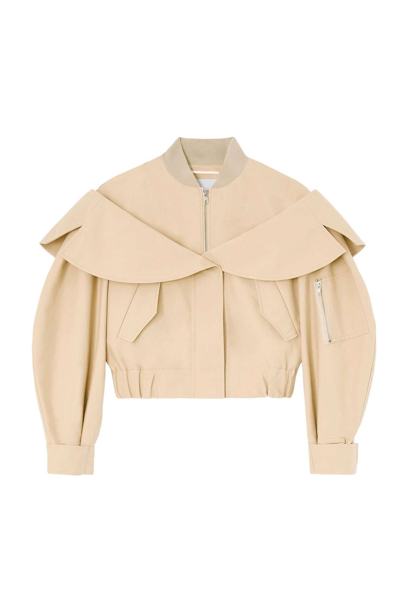 Ganni-Bomber-in-Beige-Cotton-455970_nobg Ganni