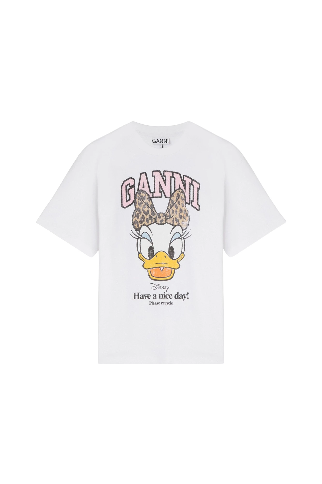 Ganni-Daisy-Duck-White-Printed-T-shirt-392258_nobg Ganni