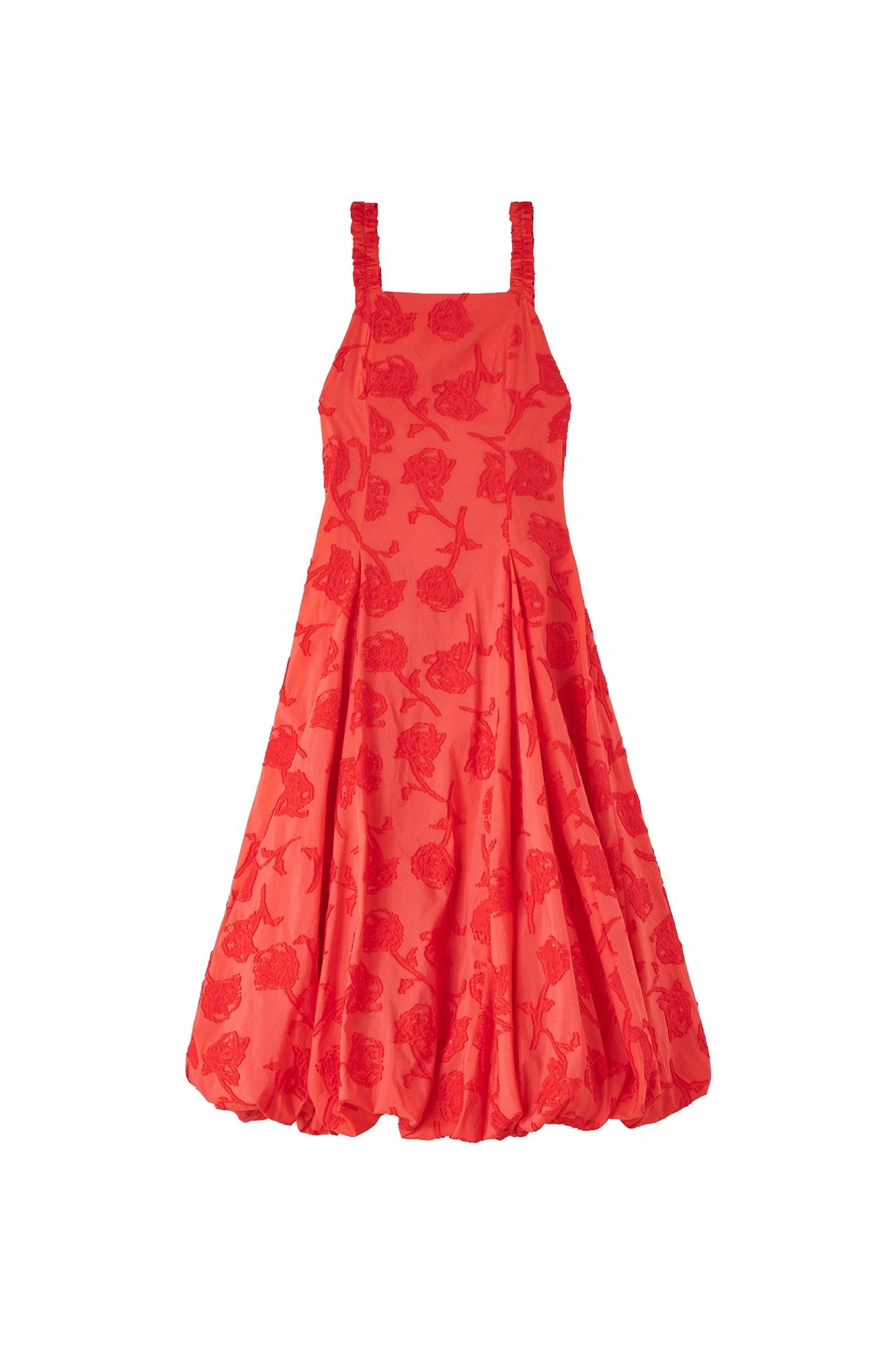 Ganni-Dress-in-Red-Fil-Coupe-429293_nobg Ganni