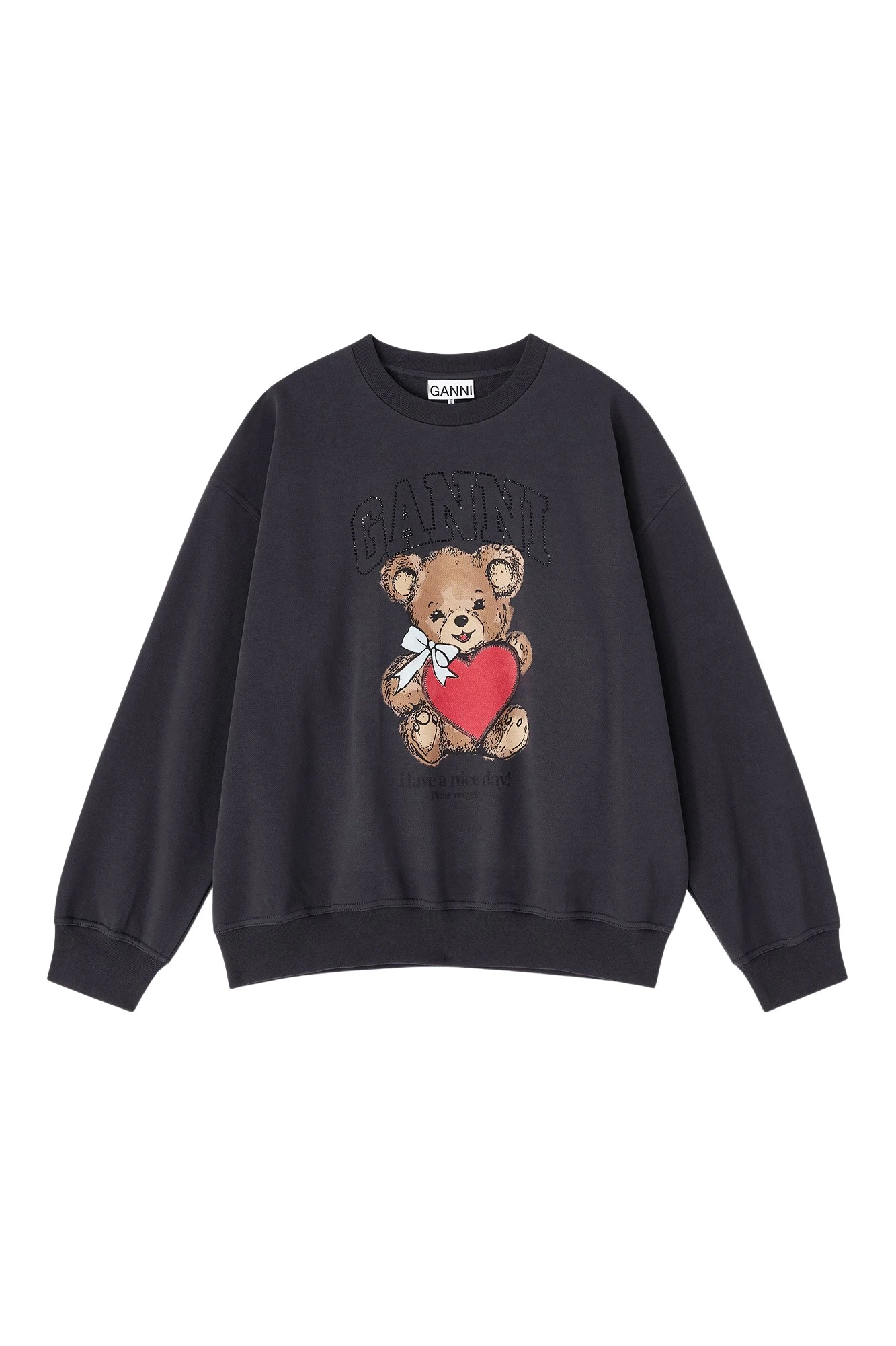 Ganni-Grey-Bear-Sweatshirt-336340_nobg Ganni