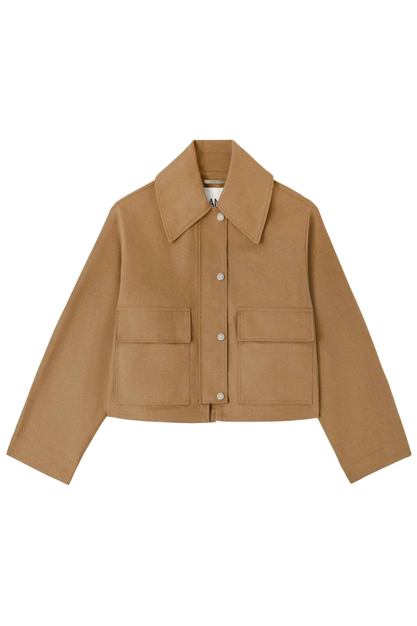 Ganni-Jacket-in-Brown-Canvas-458558_nobg Ganni