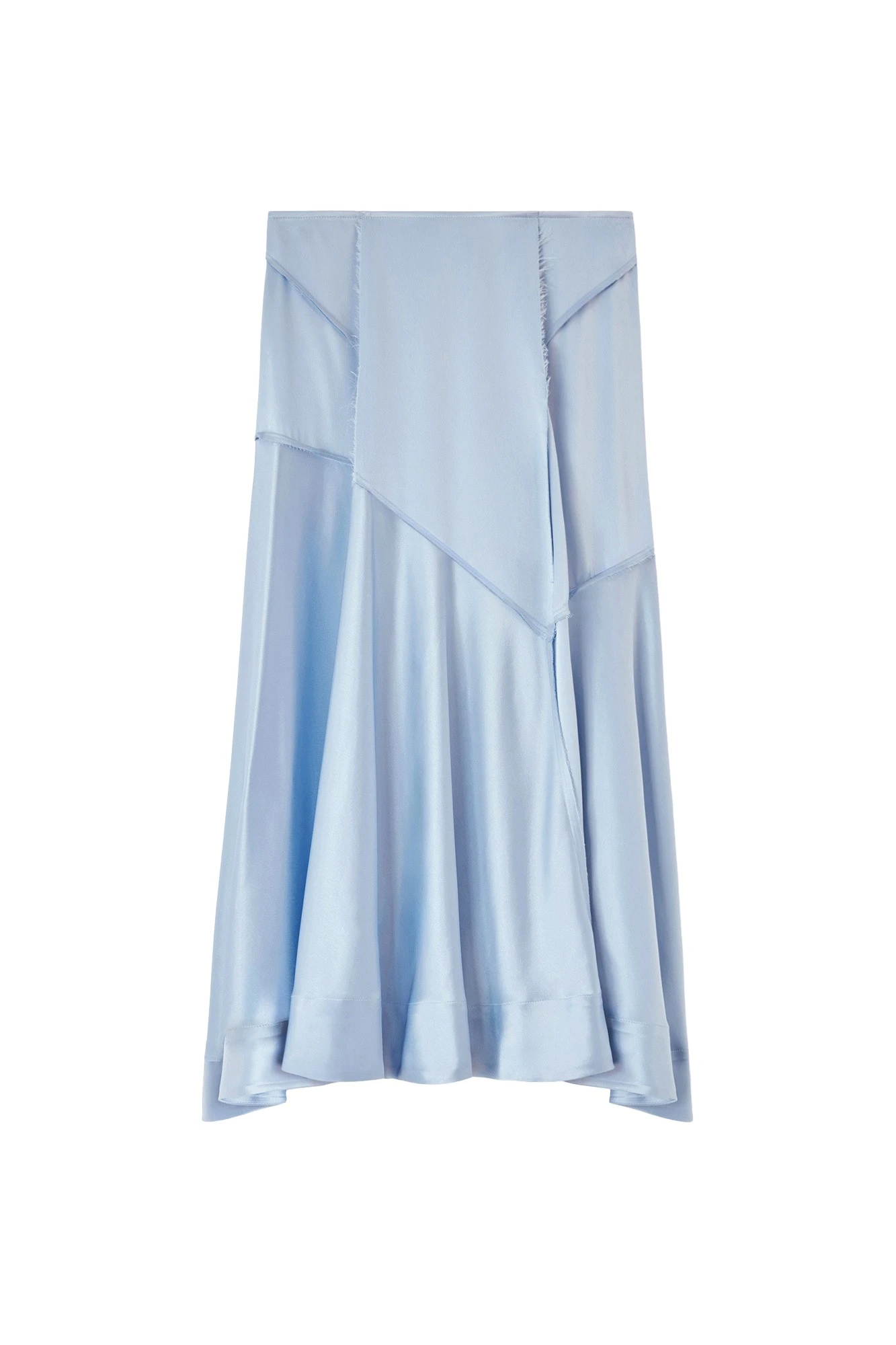 Ganni-Long-Skirt-in-Blue-Satin-435851_nobg Ganni