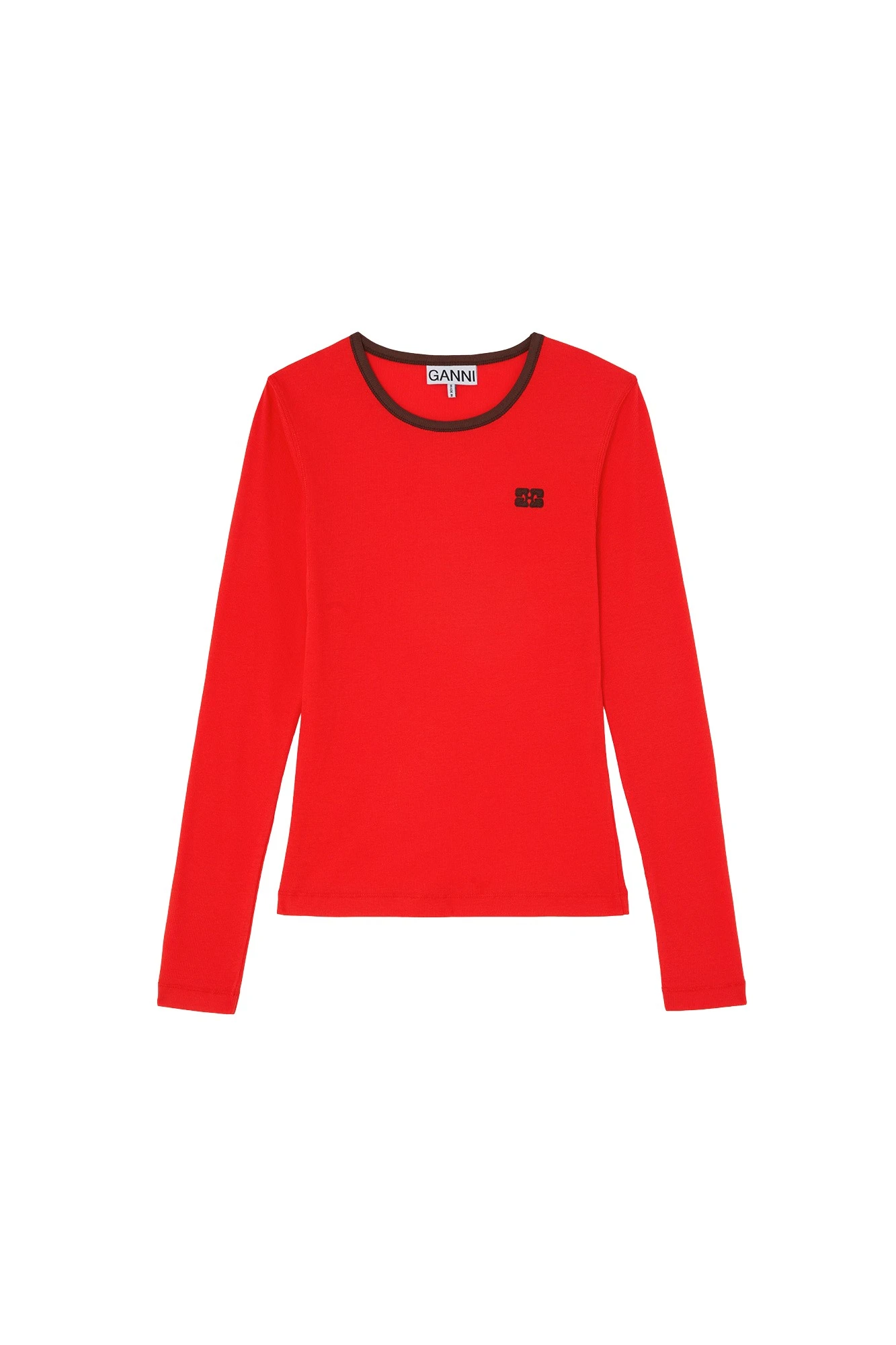 Ganni-Long-sleeve-Top-in-Red-361257_nobg Ganni