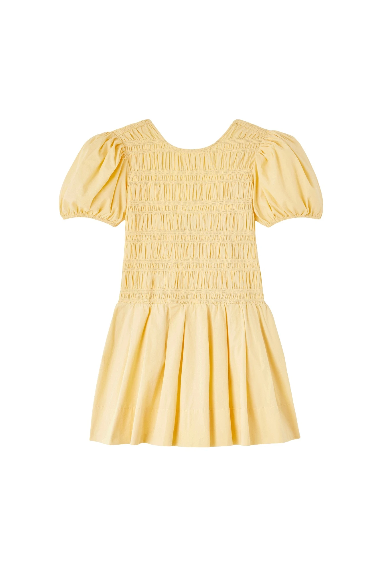 Ganni-Mini-Dress-in-Yellow-Cotton-495093_nobg Ganni