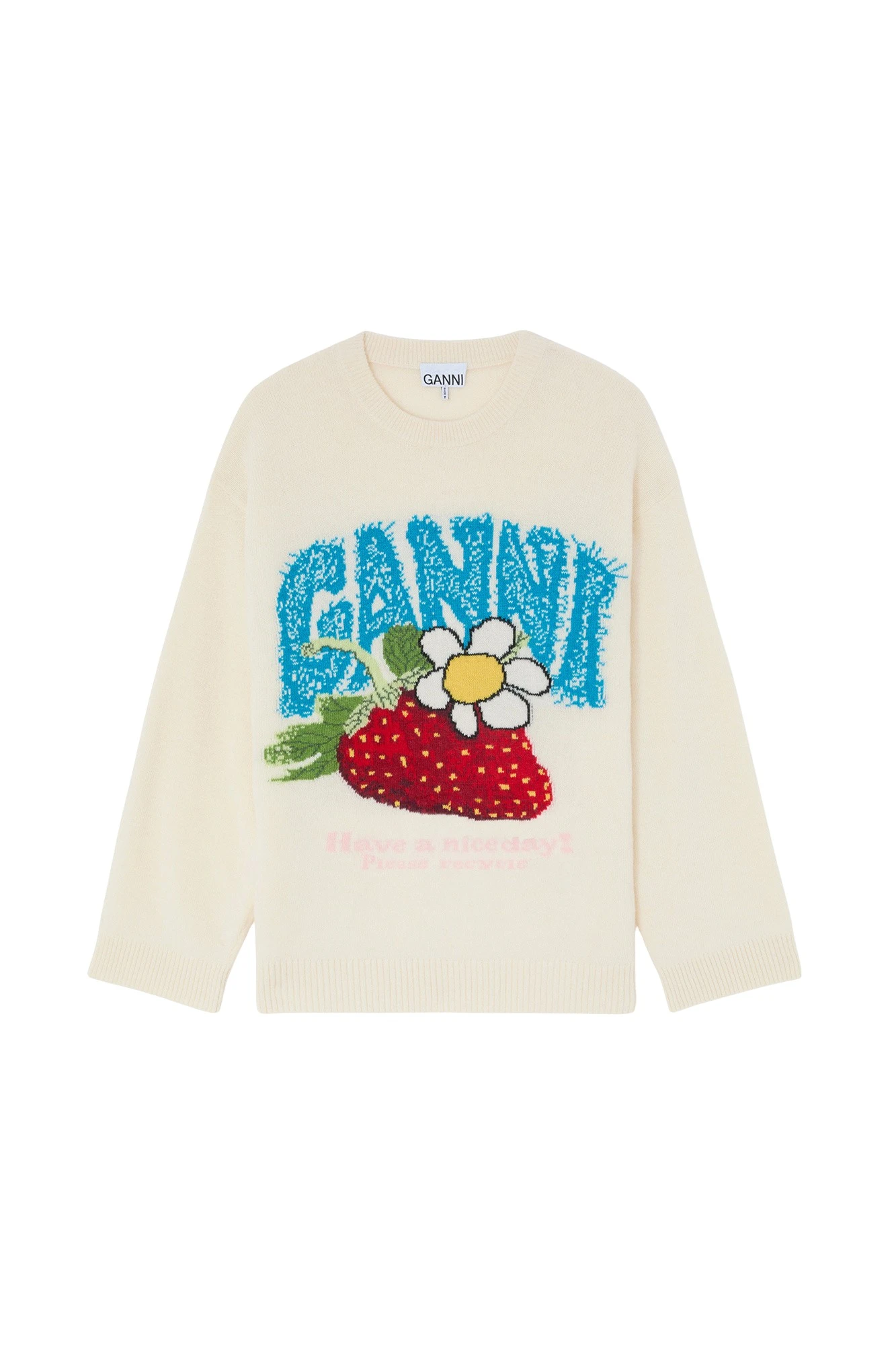 Ganni-Oversized-Jumper-with-Strawberry-411506_nobg Ganni