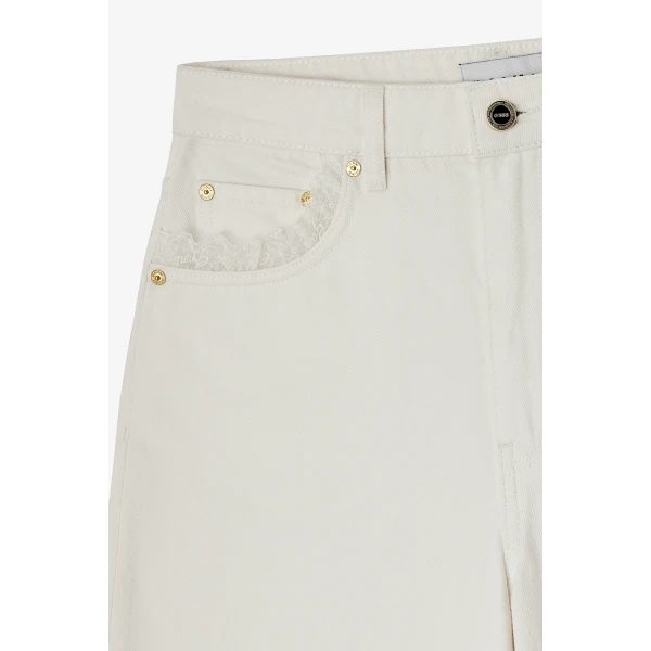 White pair of shorts