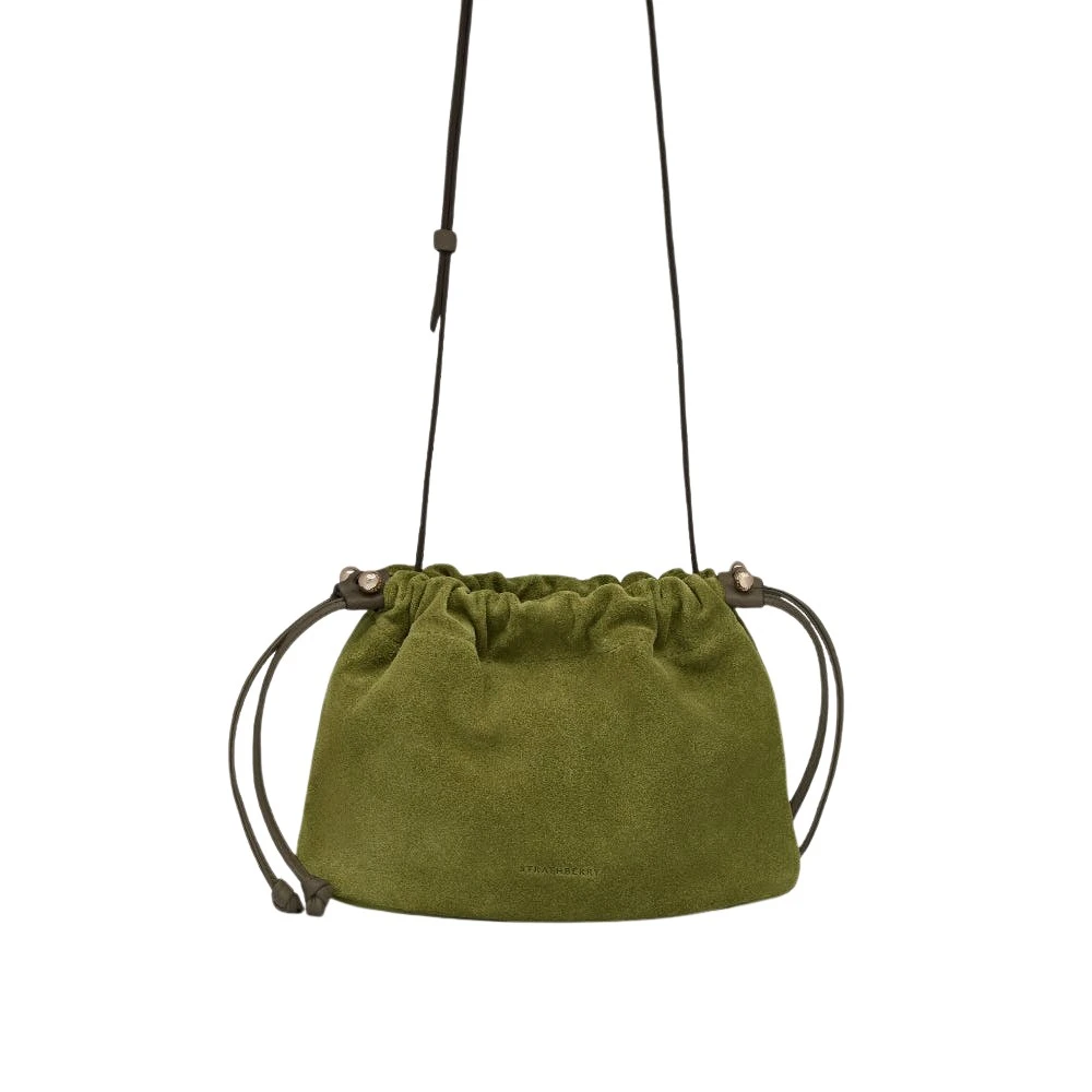 Green-Charlotte-Drawstring-in-Lime-and-Khaki80861_nobg Strathberry Charlotte Drawstring bucket bag