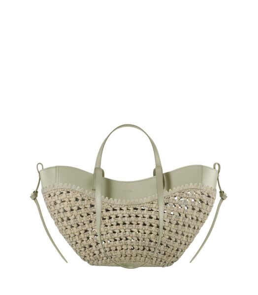 Polène Cyme Mini in Laurel Cyme Mini in Laurel - Mini Bags - Parisian Luxury Leather Bag at Luxury Shoes 
