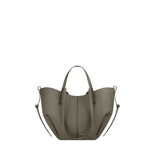 Polène Cyme Mini in Smoky Green Cyme Mini in Smoky Green - Mini Bags - Parisian Luxury Leather Bag at Luxury Shoes 