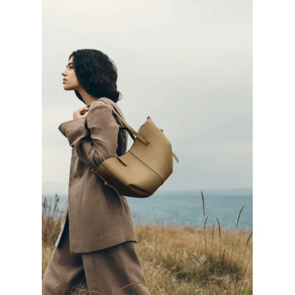 Polène Cyme Mini in Smoky Olive Cyme Mini in Smoky Olive - Mini Bags - Parisian Luxury Leather Bag at Luxury Shoes 