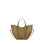 Polène Cyme Mini in Smoky Olive Cyme Mini in Smoky Olive - Mini Bags - Parisian Luxury Leather Bag at Luxury Shoes 