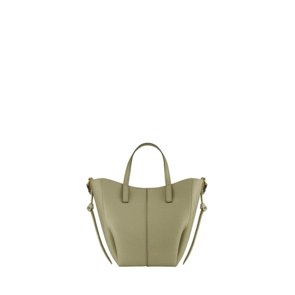 Polène Cyme Tote Nano in Linden Cyme Tote Nano in Linden - Mini Bags - Parisian Luxury Leather Bag at Luxury Shoes 
