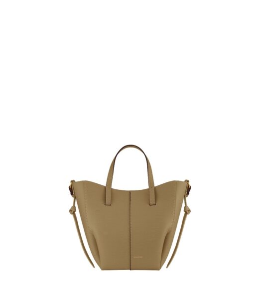 Polène Cyme Tote Nano in Smoky Olive Cyme Tote Nano in Smoky Olive - Mini Bags - Parisian Luxury Leather Bag at Luxury Shoes 