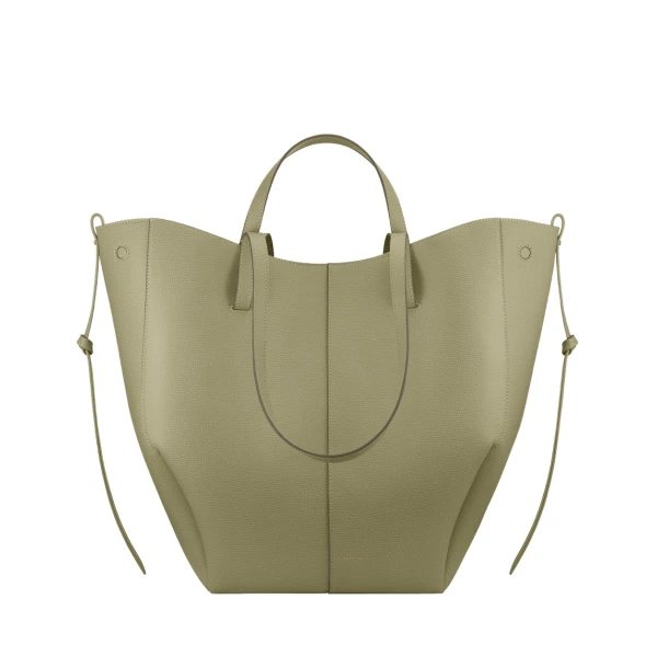Polène Cyme Tote in Linden Cyme Tote in Linden - Totes & Top-Handle Bags - Parisian Luxury Leather Bag at Luxury Shoes 