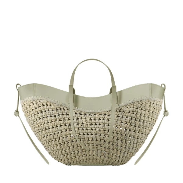 Polène Cyme in Laurel Cyme in Laurel - Totes & Top-Handle Bags - Parisian Luxury Leather Bag at Luxury Shoes 