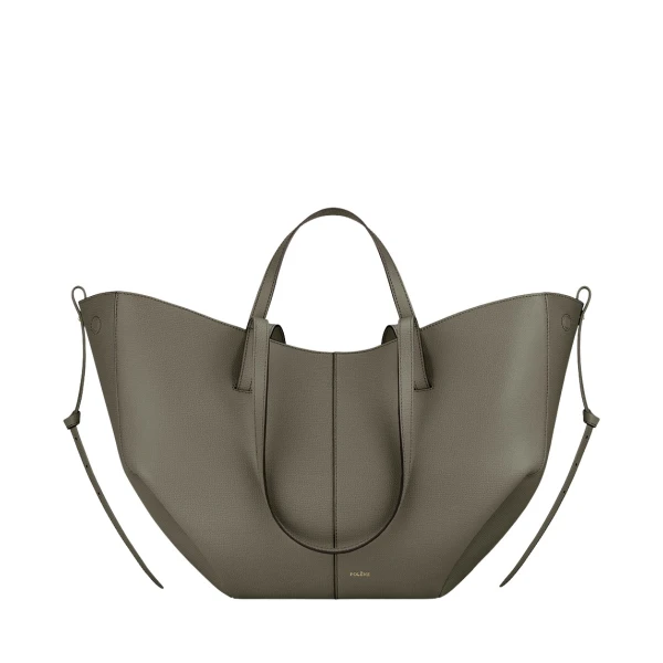 Polène Cyme in Smoky Green Cyme in Smoky Green - Totes & Top-Handle Bags - Parisian Luxury Leather Bag at Luxury Shoes 