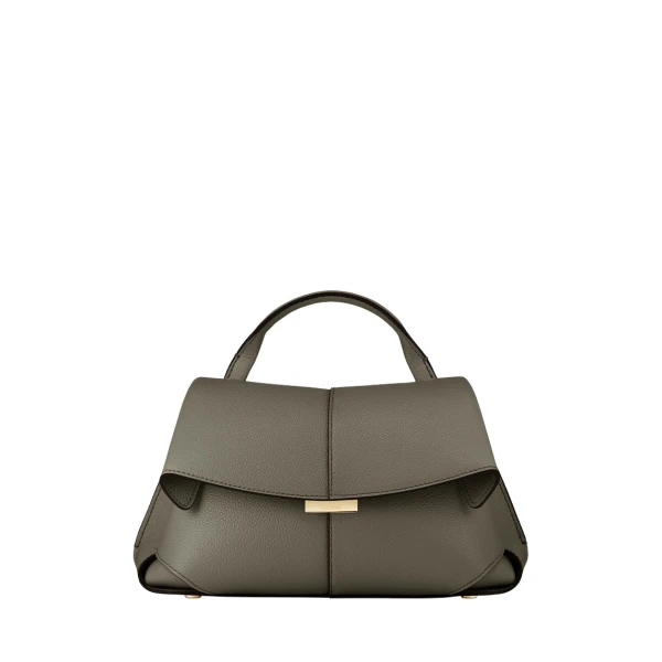 Polène Mokki Mini in Smoky Green Mokki Mini in Smoky Green - Mini Bags - Parisian Luxury Leather Bag at Luxury Shoes 