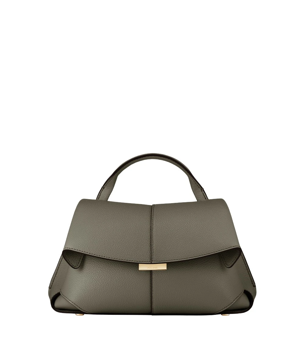 Green-Mokki-Mini-in-Smoky-Green-collection-coveti26222_nobg Polène Mokki Mini in Smoky Green Mokki Mini in Smoky Green - Mini Bags - Parisian Luxury Leather Bag at Luxury Shoes