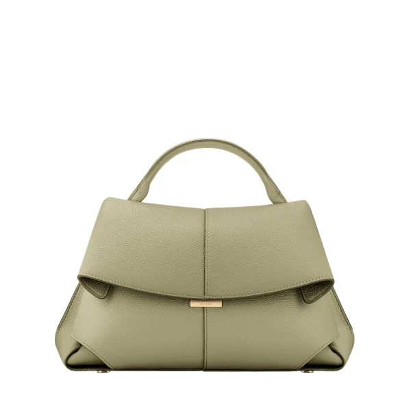 Polène Mokki in Linden Mokki in Linden - Shoulder & Crossbody Bags - Parisian Luxury Leather Bag at Luxury Shoes 