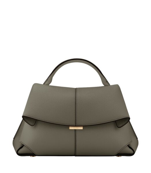 Polène Mokki in Smoky Green Mokki in Smoky Green - Shoulder & Crossbody Bags - Parisian Luxury Leather Bag at Luxury Shoes 