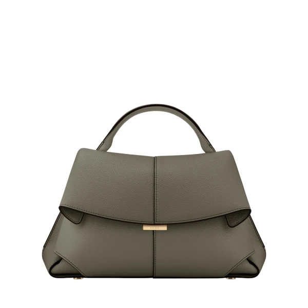 Polène Mokki in Smoky Green Mokki in Smoky Green - Shoulder & Crossbody Bags - Parisian Luxury Leather Bag at Luxury Shoes 