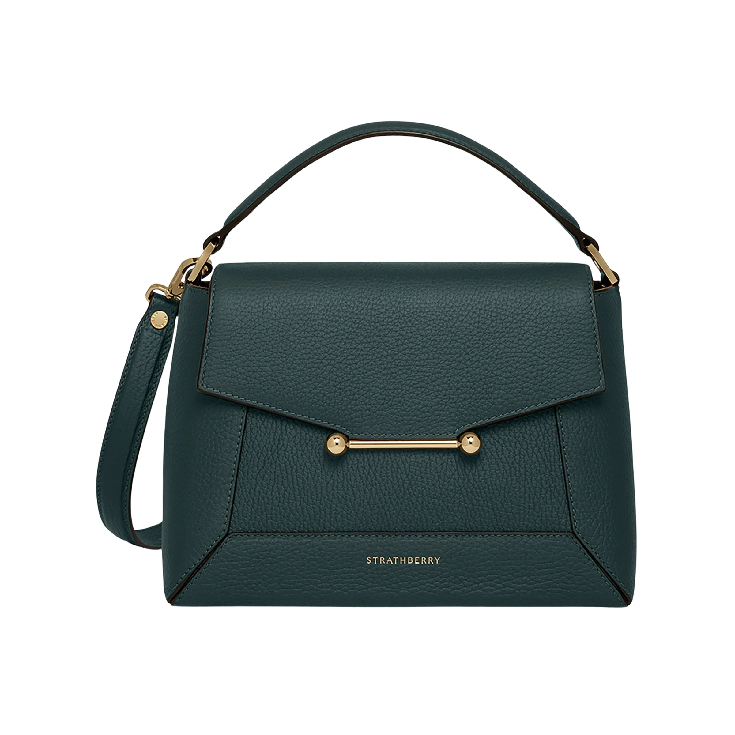 Green-Mosaic-Bag-in-Bottle-Green39317_nobg Strathberry Mosaic Bag tote