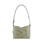 Polène Nodde in Olive Nodde in Olive - Shoulder & Crossbody Bags - Parisian Luxury Leather Bag at Luxury Shoes 