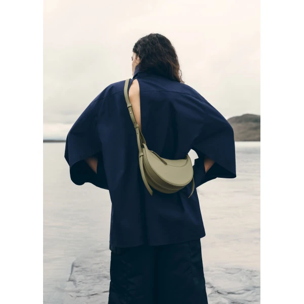 Polène Numéro Dix in Linden Numéro Dix in Linden - Shoulder & Crossbody Bags - Parisian Luxury Leather Bag at Luxury Shoes 