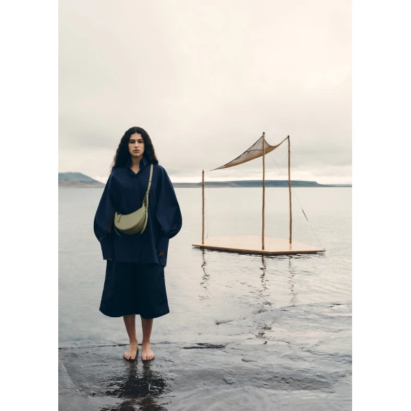 Polène Numéro Dix in Linden Numéro Dix in Linden - Shoulder & Crossbody Bags - Parisian Luxury Leather Bag at Luxury Shoes 